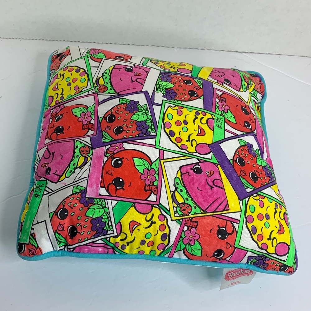 Shopkins Plush Pillow Square Blue #SPK 11.5" Stuff